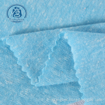 Pull en tricot de polyester et de rayonne de coton Tissu Hacci